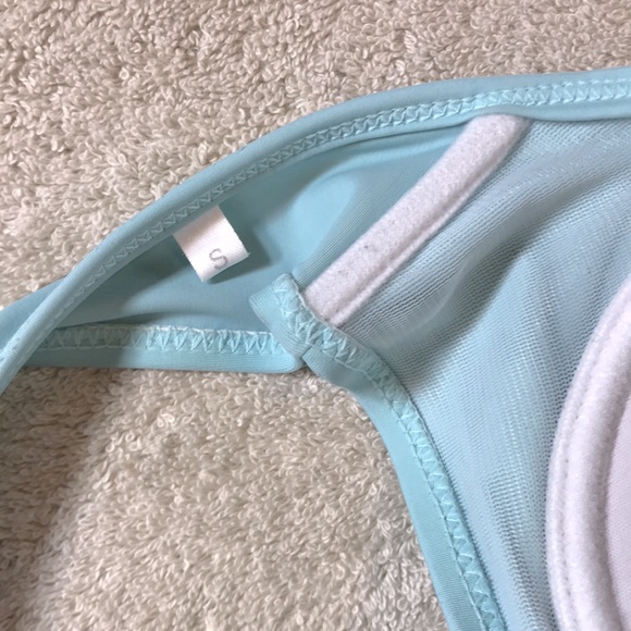 Floral Tie 🎀 Top and Blue Bustier Wrap Top - Picture 8 of 13